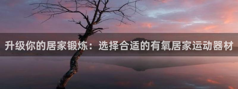 意昂5(KGAME)娱乐40996:升级你的居家锻炼:选择合